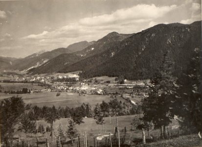 Panorama, gesehen vom Greutherplateau gegen Wischberg und Canaltal, aufgenommen am 28. Mai 1916 (BildID 15473003)