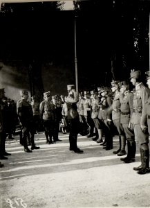 Parade des Infanterieregiments No. 59 vor Kaiser Karl in Trient (BildID 15628711)
