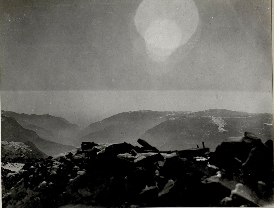 Panorama, Hochfläche von Asiago. Standpunkt Monte Spil. (3. Teilbild zu WK1 ALB083 24402a) (BildID 15633444)