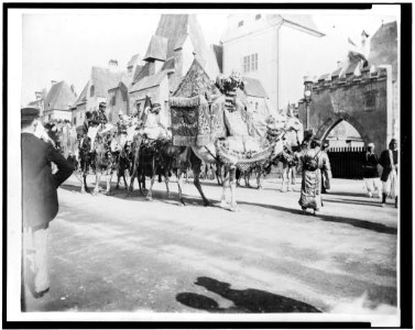 Parade of Arabian circus, at World's Columbian Exposition, Chicago, Illinois LCCN92521887