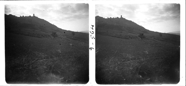 Panoràmica del camí de Puigcercós