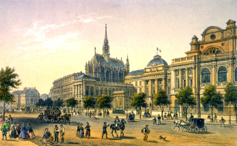 Paris - Vue du Palais de Justice