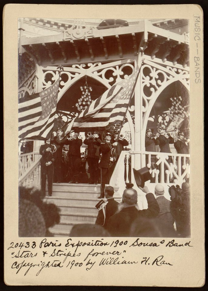 Paris Exposition 1900-Sousa's band-Stars & Stripes forever LCCN98507175