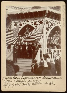 Paris Exposition 1900-Sousa's band-Stars & Stripes forever LCCN98507175