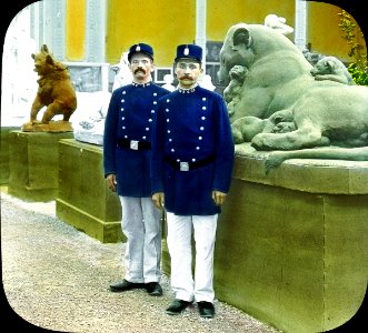 Paris Exposition police, Paris, France, 1900 photo