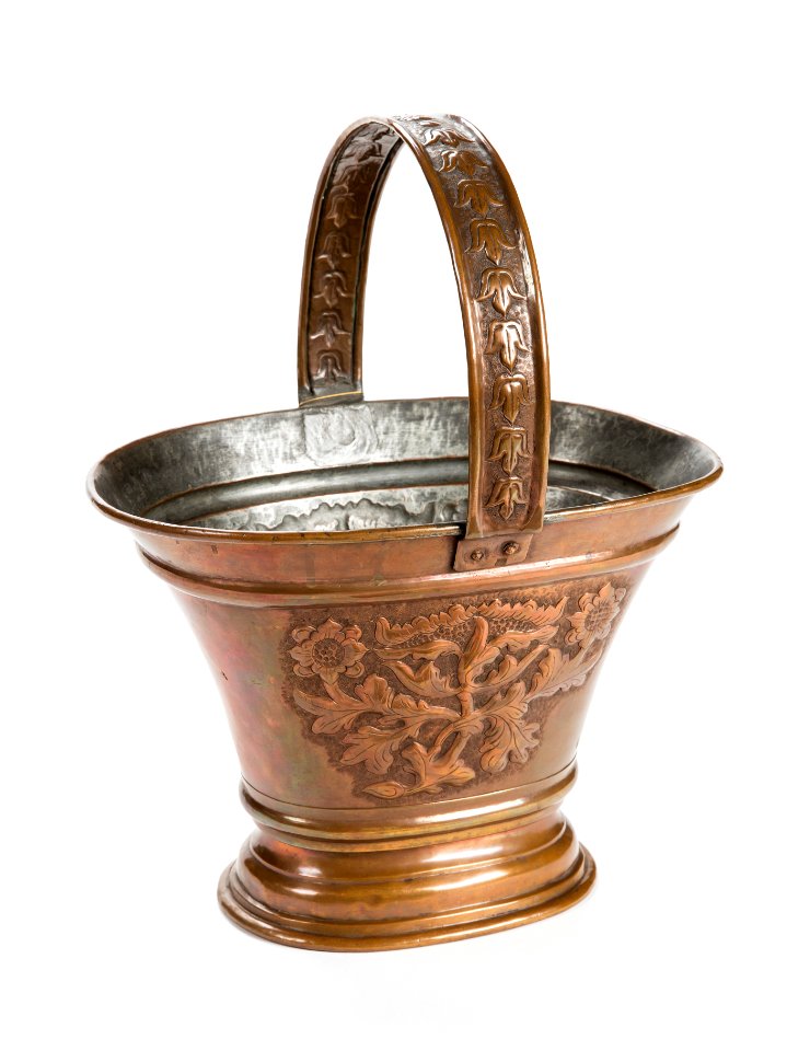 Papperskorg av koppar, 1700-tal - Hallwylska museet - 108597