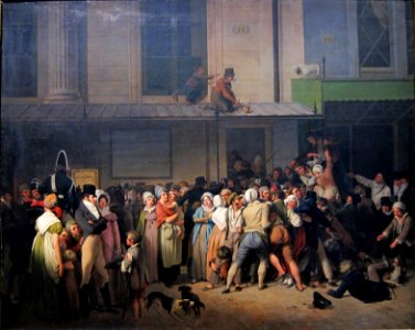 Paris Louvre boilly entree theatre