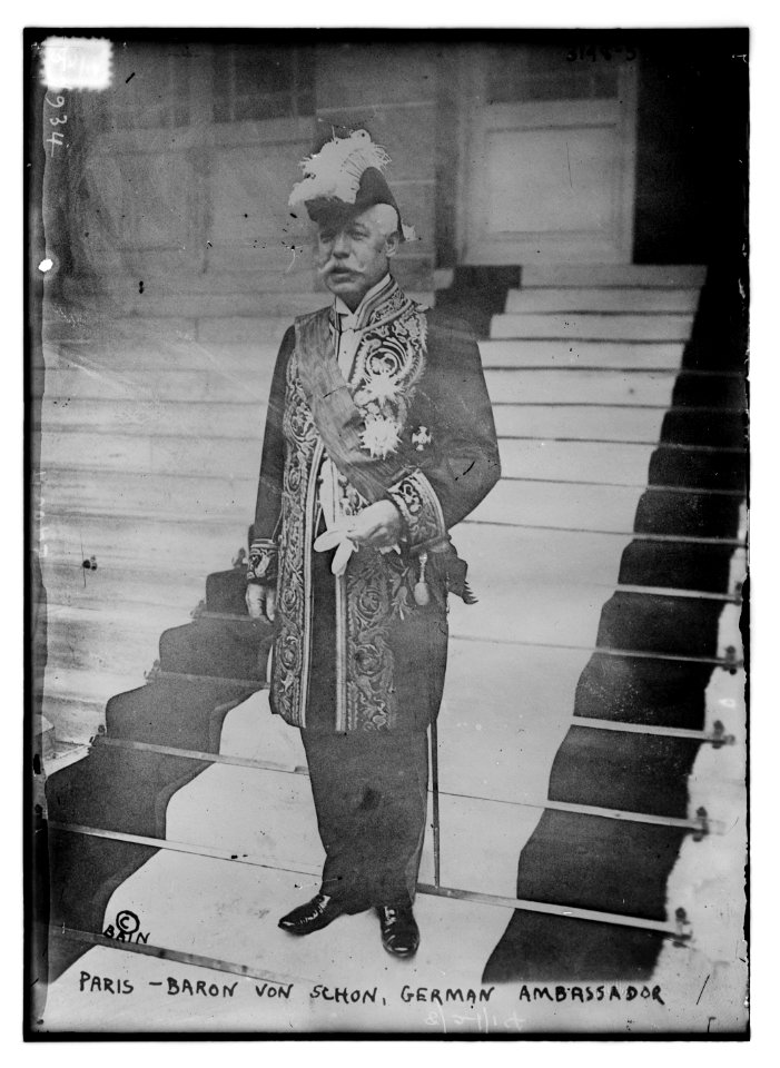 Paris, Baron Von Schon (i.e., Schoen), German Ambassador LCCN2014697093
