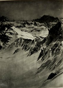 Panoramaaufnahme Standpunkt Mezzodikreuz, Col di Lana-Gebiet. (6.Teilbild zu WK1 ALB14 03935a) (BildID 15418735)