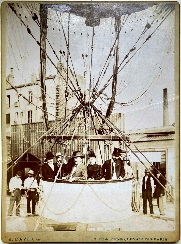 Paris, montgolfière (Jules David, ca 1900)