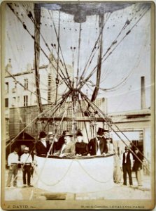 Paris, montgolfière (Jules David, ca 1900)