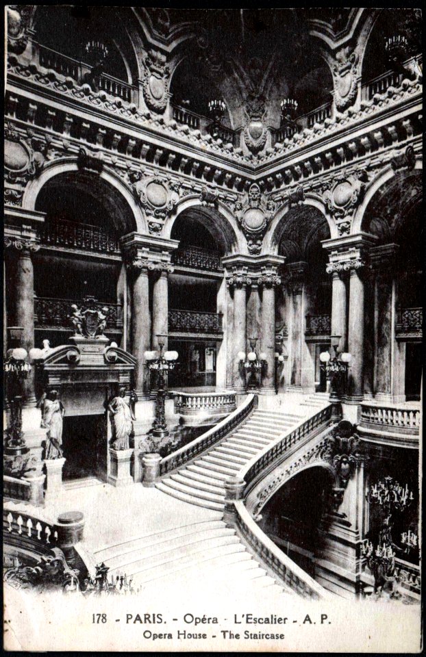 Paris - Opera - LÉscalier - A. P. 178