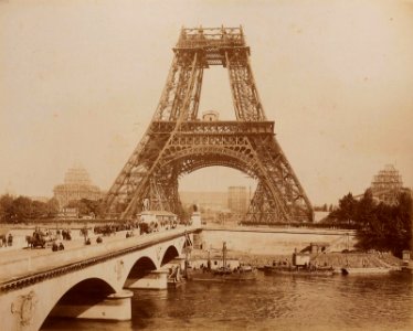 Paris, Tour Eiffel by Neurdein, 1888 photo