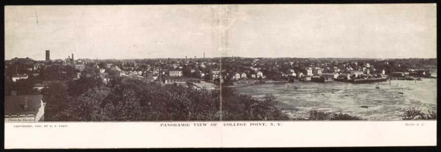 Panoramic View of College Point, N.Y. LCCN2013647102 photo