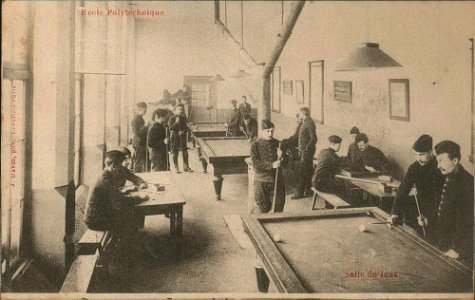 Paris, École polytechnique, La Salle de Jeux (J David, 1904) photo