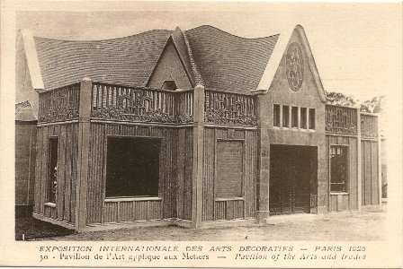 Paris-FR-75-Expo 1925 Arts décoratifs-pavillon de l'Art appliqué aux Métiers photo
