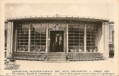 Paris-FR-75-Expo 1925 Arts décoratifs-pavillon de la Manufacture royale de Copenhague