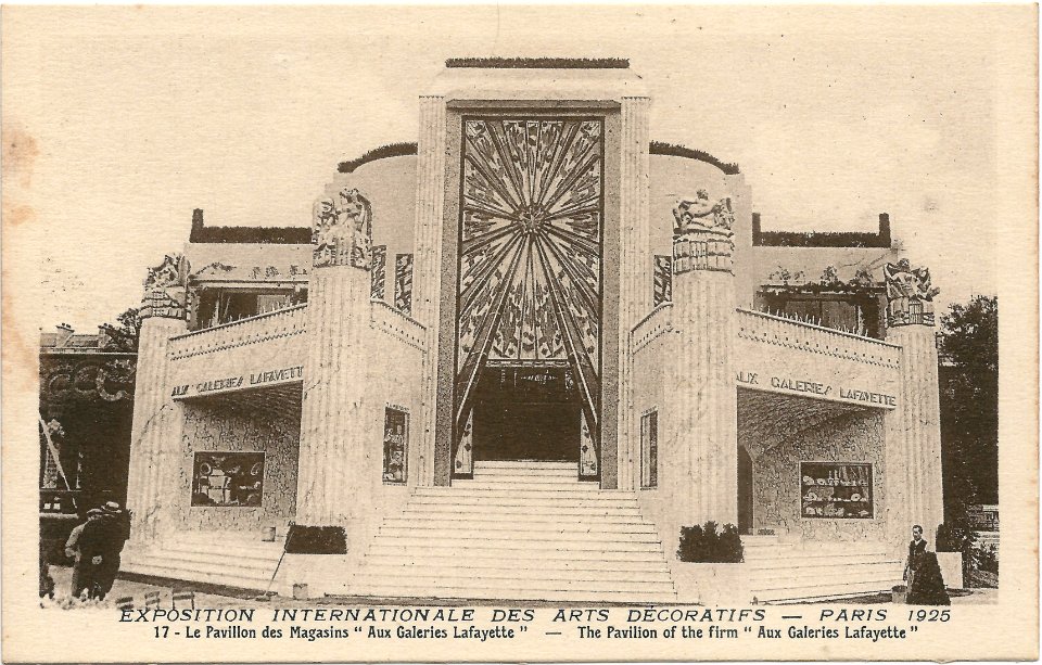 Paris-FR-75-Expo 1925 Arts décoratifs-pavillon des Galeries Lafayette photo