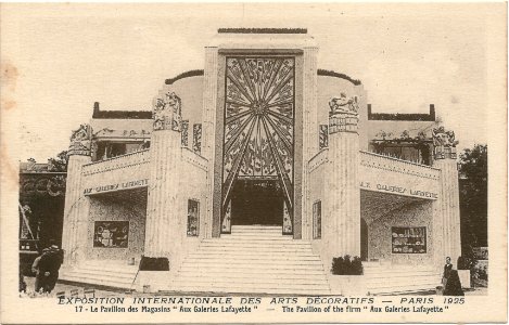 Paris-FR-75-Expo 1925 Arts décoratifs-pavillon des Galeries Lafayette