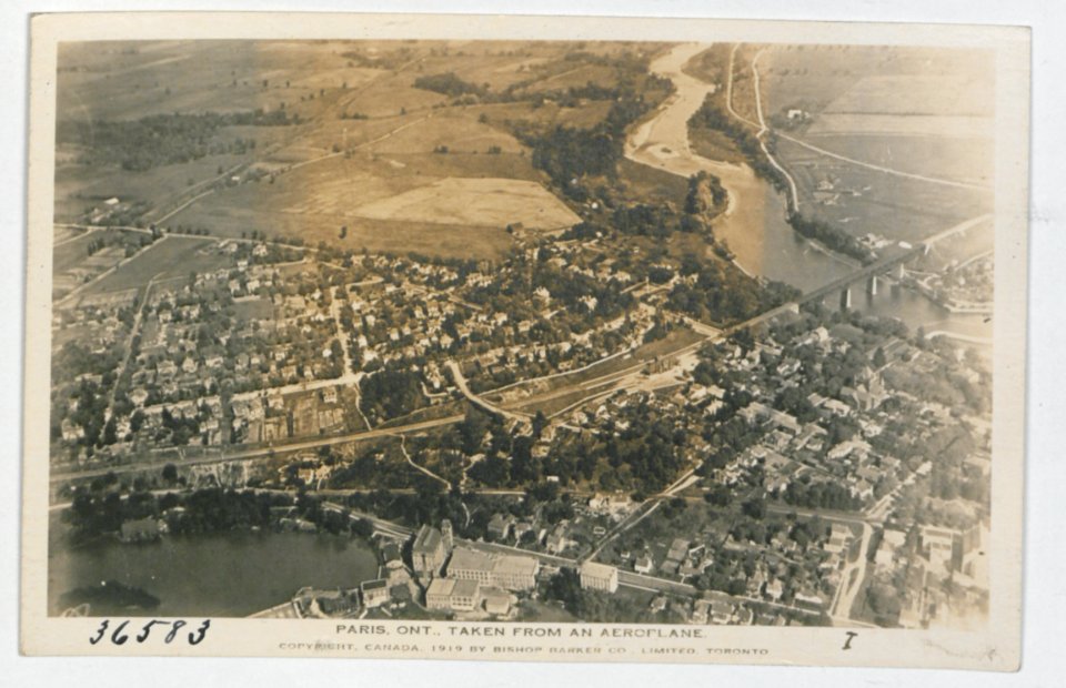 Paris Ontario from the Air (HS85-10-36583) original