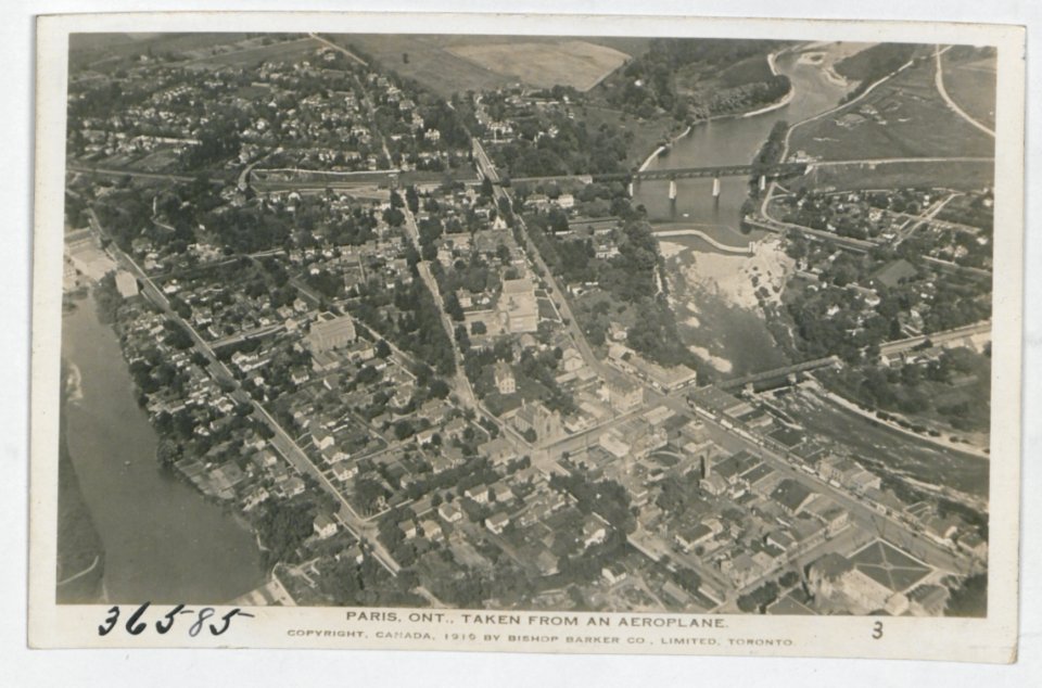 Paris Ontario from the Air (HS85-10-36585) original