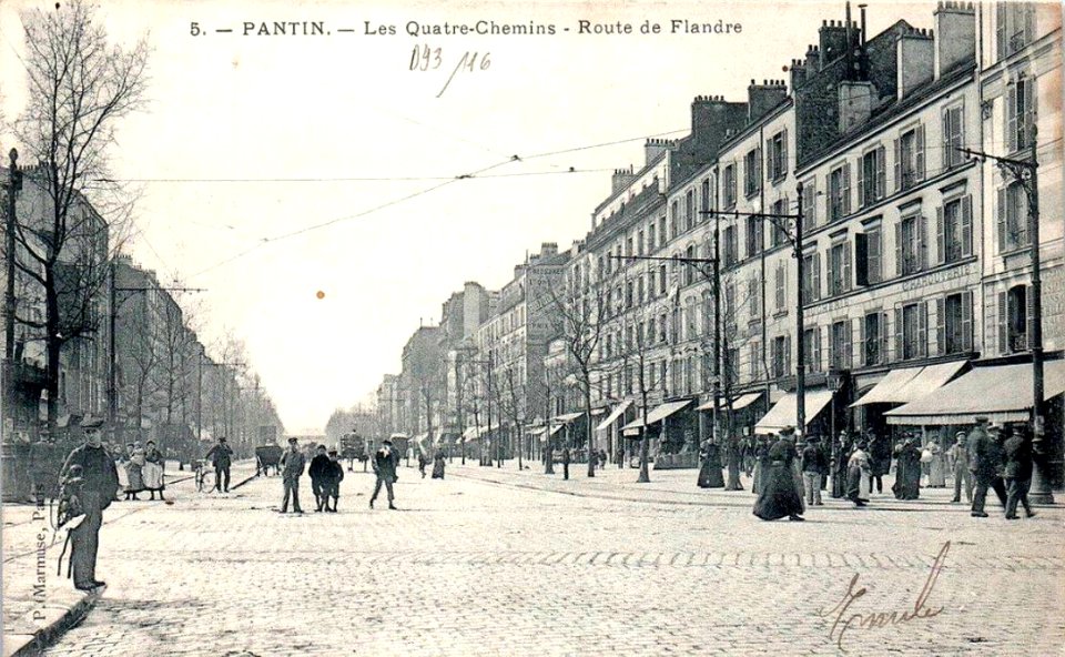 Pantin.Quatre-Chemins.Route de Flandre