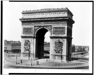 Paris. Arc de Triomphe - E. Baldus. LCCN94503992