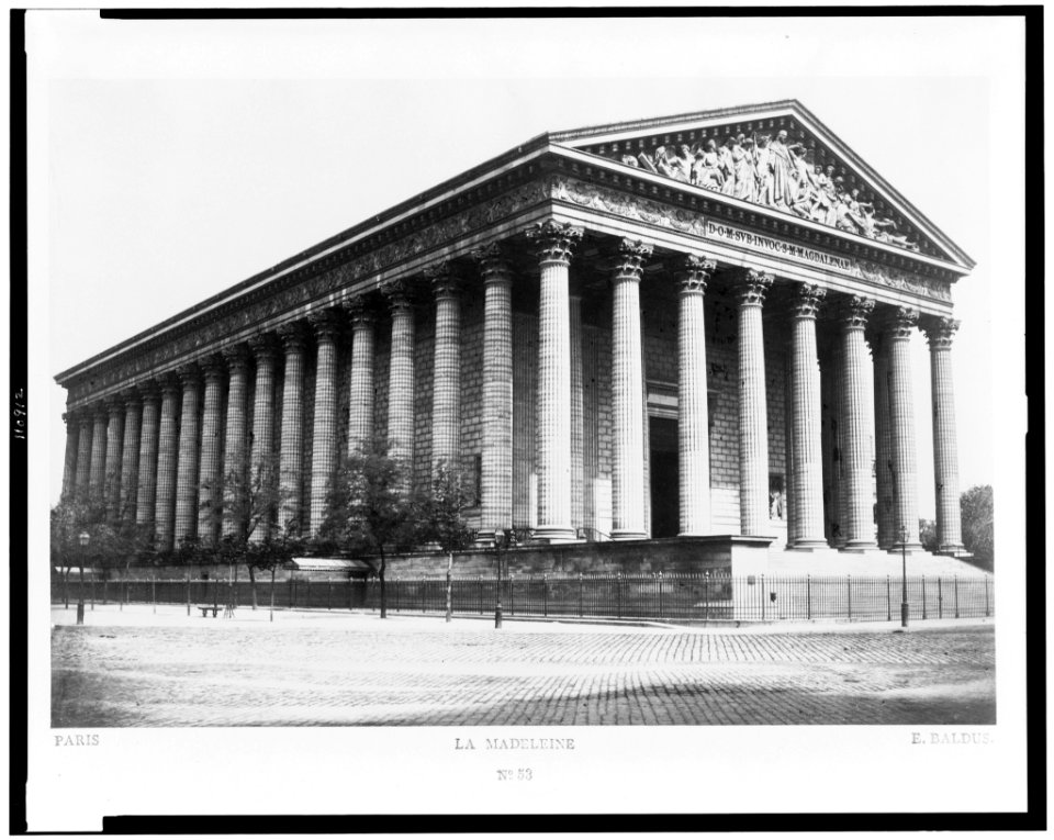 Paris. La Madeleine - E. Baldus. LCCN94504003