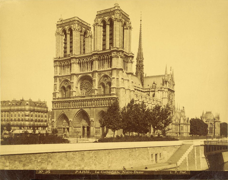 Paris. Notre-Dame Cathedral, ca. 1865-ca. 1895