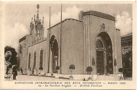 Paris-FR-75-Expo 1925 Arts décoratifs-Pavillon anglais