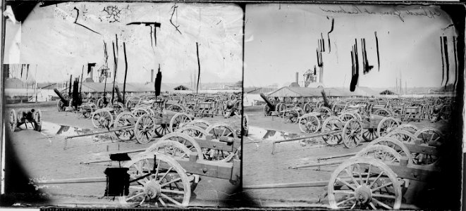 Park of captured guns at Richmond, Va - NARA - 529613
