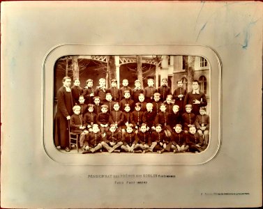 Paris-Passy, pensionnat des Frères des Écoles chrétiennes (J David, 1882-83) photo