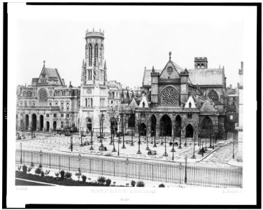 Paris. Place St. Germain l'Auxerrois - E. Baldus. LCCN94504032