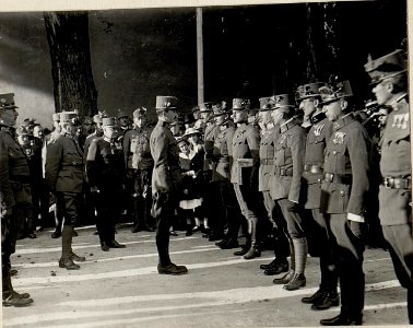Parade des Infanterieregiments No. 59 vor Kaiser Karl in Trient (BildID 15628732)