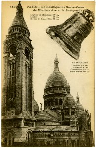 PARIS - La Basilique du Sacré-Coeur de Montmartre et la Savoyarde photo