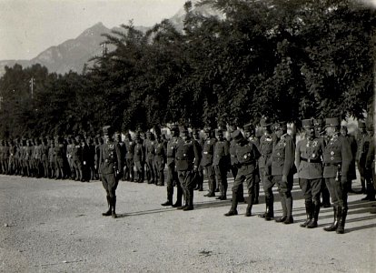 Parade des Infanterieregiments No. 59 vor Kaiser Karl in Trient (BildID 15628872)