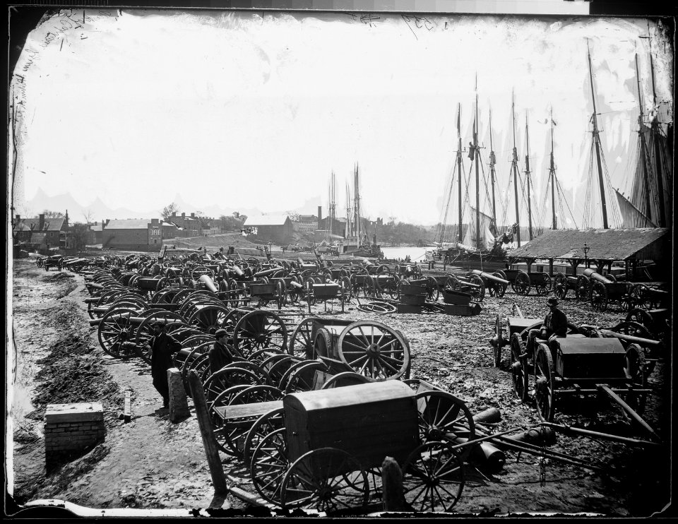 Park of captured guns, Richmond, Va., 1865 - NARA - 524968