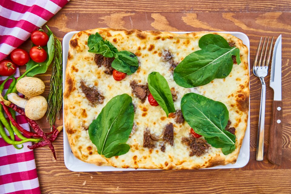 Garlic dough cook