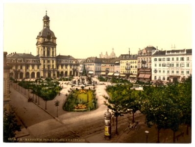 Parade Place and Kaufhaus, Karlsruhe, Baden, Germany-LCCN2002713601