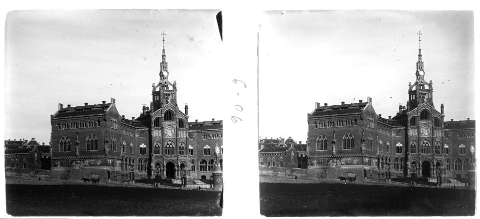 Part lateral de l'Hospital de Sant Pau