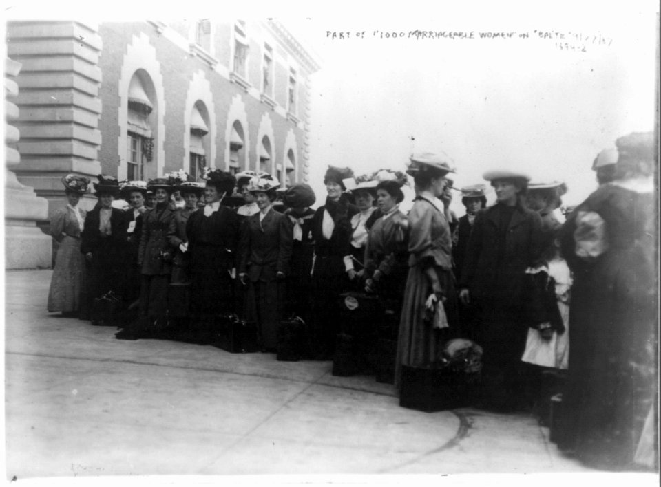 Part of 1000 marriageable women on Baltic LCCN2001704439