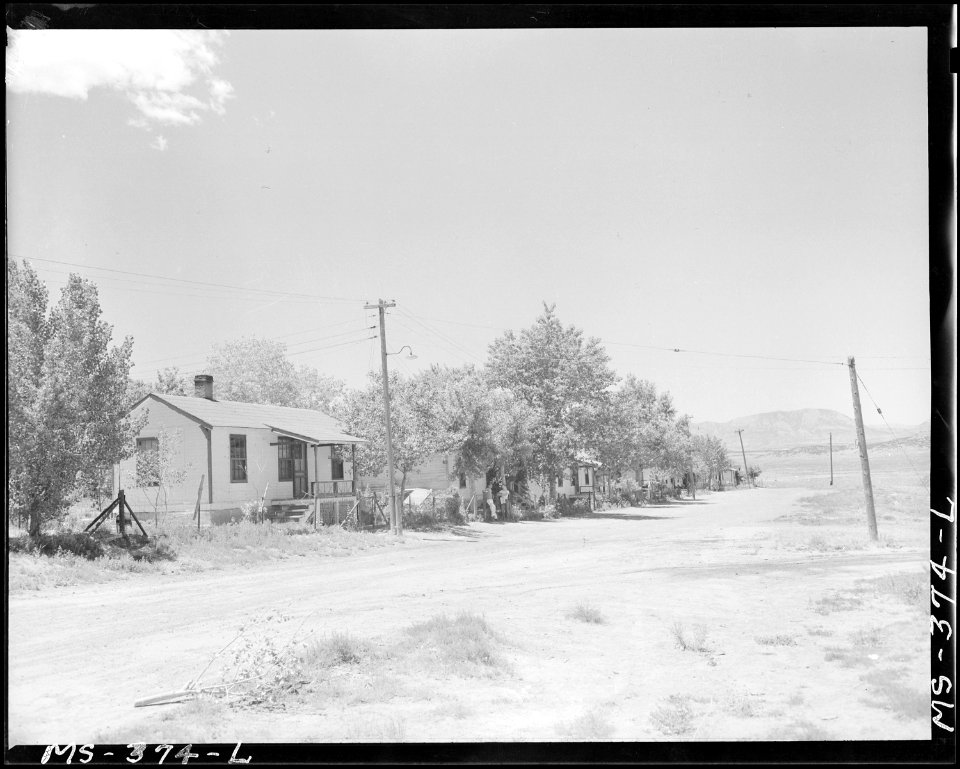 Part of company housing project for miners. Colorado Fuel & Iron Company, Kebler - NARA - 540379