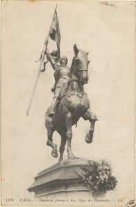 Paris, Statue de Jeanne d'Arc, Place des Pyramides CP 2291 PR