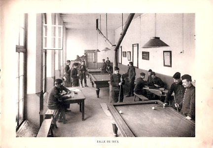Paris, École polytechnique, La Salle de Jeux (J David, 1903) photo
