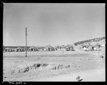 Part of company housing project. Calumet Fuel Company, Delcarbon ^2 Mine, Delcarbon, Huerfano County, Colorado. - NARA - 540370