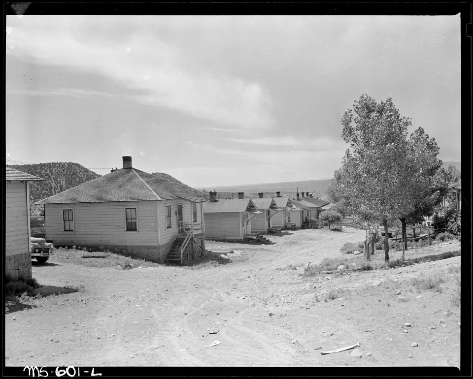 Part of company housing project. Independent Coal & Coke Company, Kenilworth Mine, Kenilworth, Carbon County, Utah. - NARA - 540516