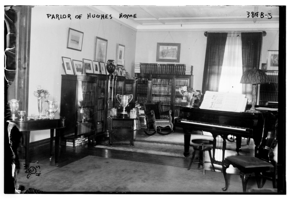 Parlor of Hughes home LCCN2014702031