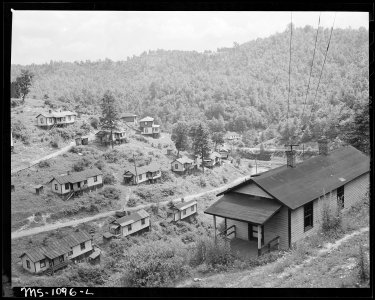 Part of company housing project. Lamar Colliery Company, Lamar Mine, Lamar, Mercer County, West Virginia. - NARA - 540664 photo