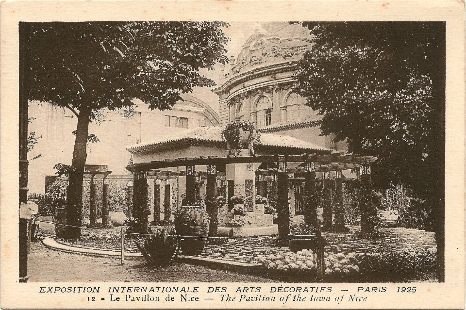 Paris-FR-75-Expo 1925 Arts décoratifs-pavillon de Nice
