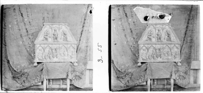 Part anterior d'un reliquiari